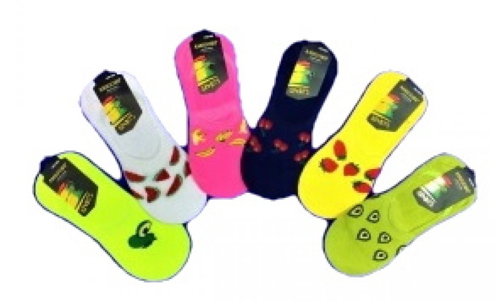 Следки женские с силиконом Фрукты 37-41 (уп.12) - Купить в Нижнем ...