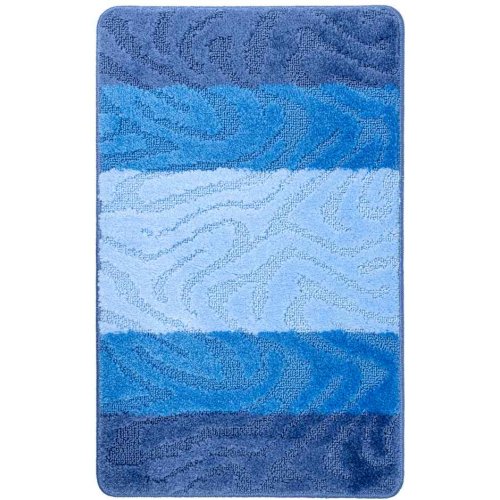 Коврик для ванной BOMBINI ZEBRA 60*100см голубой  BLUE