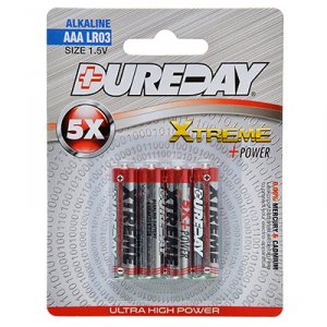 Батарейки Dureday Xtream 4шт щелочная, тип AAА
