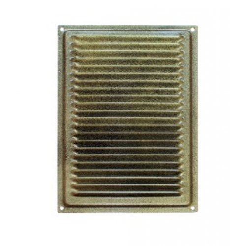 Вентиляционная решетка металл. 170*240 антик бронза