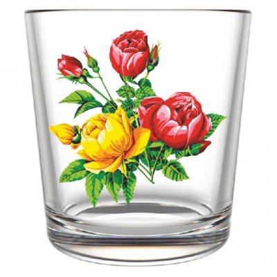 Набор стаканов стекло "Роза"" 6шт.