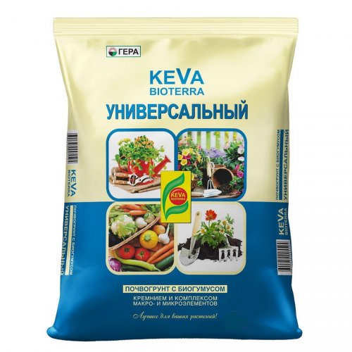 Грунт Гера KEVA BIOTERRA Универсальный 20л (с биогумусом)