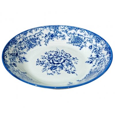 Тарелка суповая/салатник 20см Элеганс, фарфор