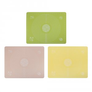 Коврик для теста силиконовый с принтом 50*40см, 3 цвета