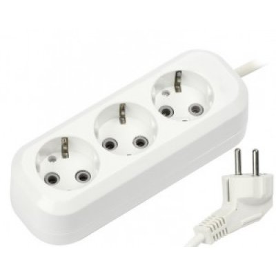 Удлинитель 1-2.SALE ПВС 3х1  3роз. 1,5м 16А земля (корпус АБС-пластик)