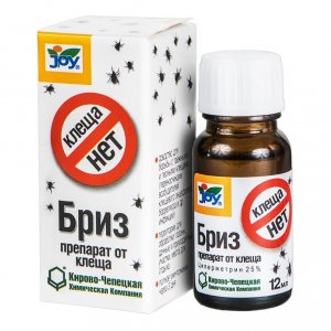 Бриз фл. 12мл (обработка участков от клещей)