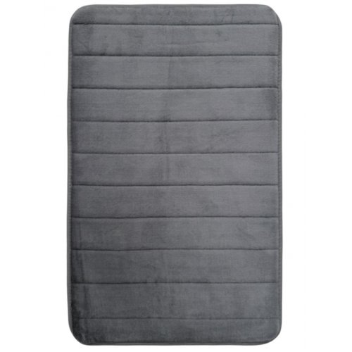 Коврик для ванной Roomis STRIPE 60*100 D.Grey тем.серый