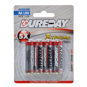 Батарейки Dureday Xtream 4шт, щелочная, тип AA
