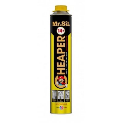 Клей-пена Mr.Sil Cheaper 14+ универсальная 750мл  (уп.12)