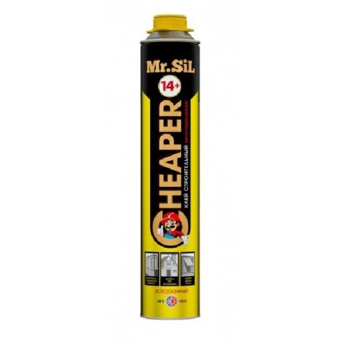 Клей-пена Mr.Sil Cheaper 14+ универсальная 750мл  (уп.12)