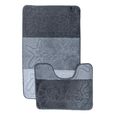 Набор ковриков 2шт BOMBINI ZEBRA 60*100см СЕРЫЙ ANTHRACITE