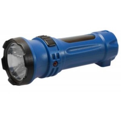 Фонарь ручной аккум. Космос 102LED (акк. 4V 0,3Ah) 1св/д 0,5W 50 lm), черно-синий/пластик, вилка 220