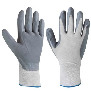 Перчатки нейлоновые с нитриловым обливом (12/240)