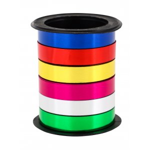 Лента упаковочная глянцевая 0,8см*3м 6шт