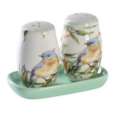 Набор для специй 2 шт "Флора и Фауна" солонка, перечница 80мл, 11,5*6,2*8,8см