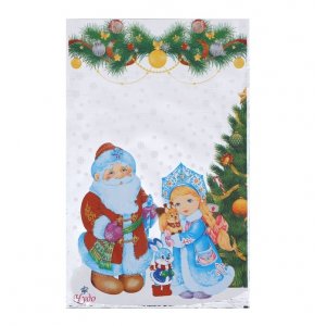 Пакет подарочный 25*40см, микс (уп.100)