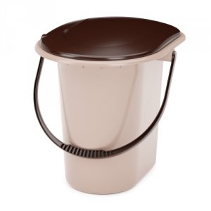 Ведро-туалет 18л (бежевый) (уп.10)