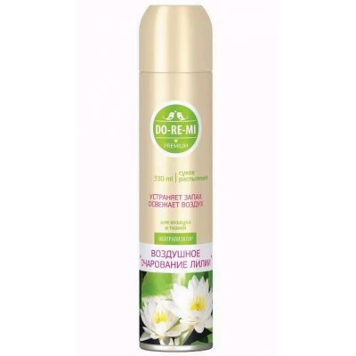 Освежитель воздуха Нейтрализатор запахов Воздушное очарование лилии 330мл ДО-РЕ-МИ