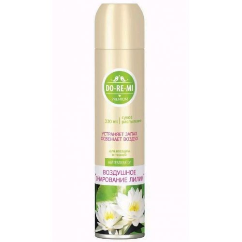 Освежитель воздуха Нейтрализатор запахов Воздушное очарование лилии 330мл ДО-РЕ-МИ