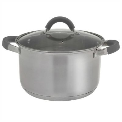 Кастрюля нерж. с крышкой 5,1л WEBBER BE-359/2 (индукц)