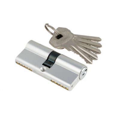 Личинка для замка S-Locked AL100-60-5-CP хром, к/к, 5 ключей