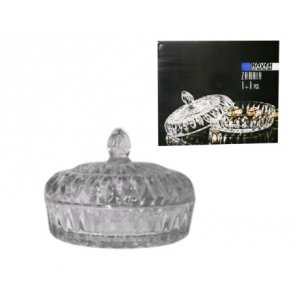 Конфетница Зарин 15*15*10см в подар.упак., стекло