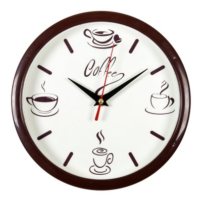 Часы настен. "Coffee" d=22см       2222-275