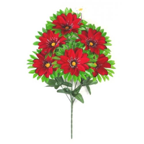 Букет георгин бархатных 6цв. 47см