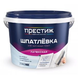 Шпатлевка акрилатная Латексная 14кг Престиж