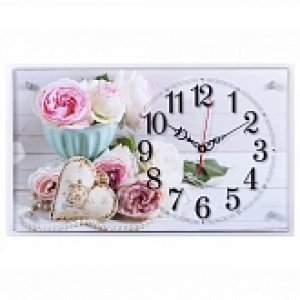 Часы настенные "Нежные цветы"   6036-74