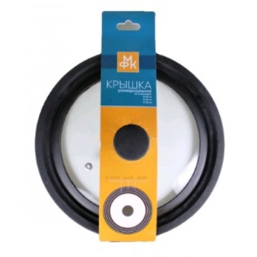 Крышка универсальная 22,24,26 см, цвет черный