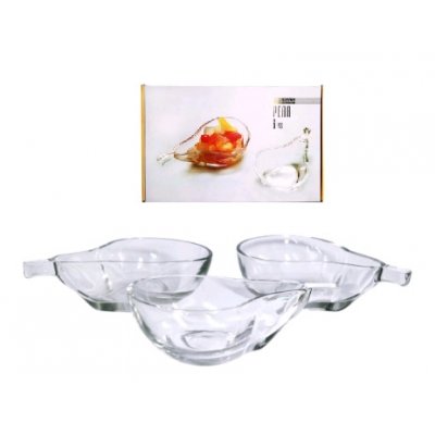 Набор салатников 6шт 14см "Груша" в подарочной упаковке