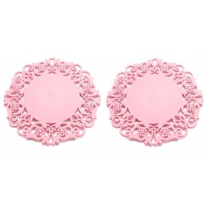 Набор подставок силиконовых 9,5см 2шт, микс