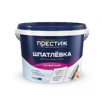 Шпатлевка акрилатная Латексная 3кг Престиж