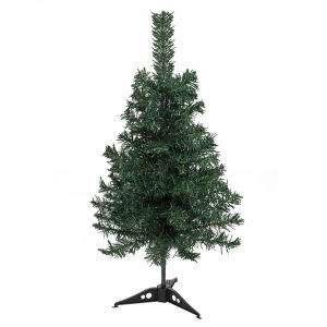 Ель 60см, 50 веток, зеленая, ПВХ, 26-5