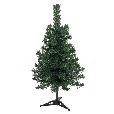 Ель 60см, 50 веток, зеленая, ПВХ, 26-5