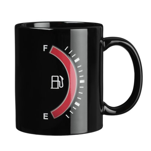 Кружка 350мл Топливо с терморисунком, керамика