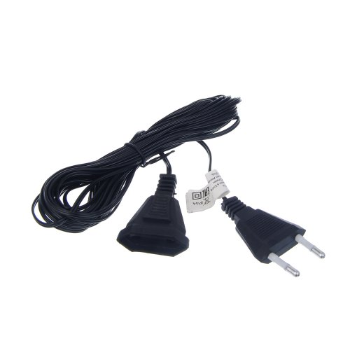 Удлинитель для гирлянд электрических 6 м, ПВХ черный