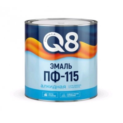 FORMULA Q8 Эмаль ПФ 115 серая 1,8 кг