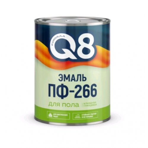 FORMULA Q8 Эмаль ПФ 266 ж/кор. 0,8кг.