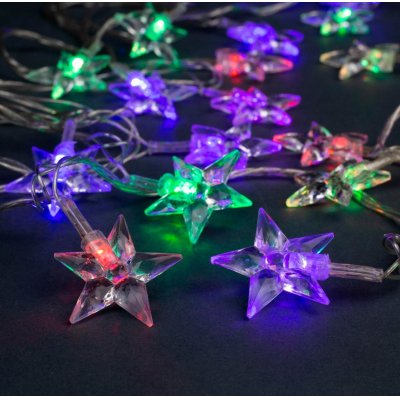 Электрогирлянда "Звезда средняя " 5м 20LED,мульти