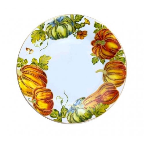 Тарелка десертная 19см Тыквы, фрф