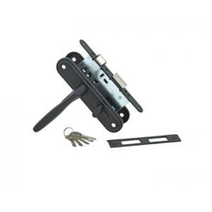 Замок врезной S-Locked ЗВ4-607-pac-BL  черный