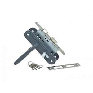 Замок врезной S-Locked ЗВ4-607-pac-Gray  серый