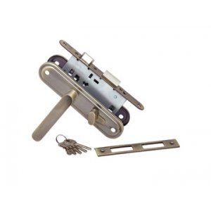 Замок врезной S-Locked ЗВ4-609-pac-AB  бронза