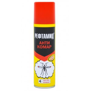 Аэрозоль Рефтамид Антикомар 145мл против комаров (на кожу)