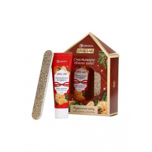 Подар.набор жен. URAL LAB Ароматный мандарин (крем для рук, пилка для ногтей)