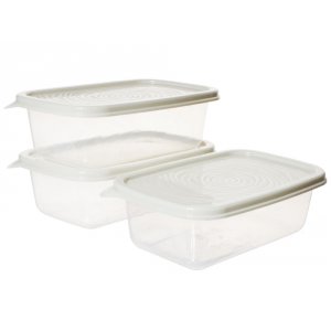 Набор контейнеров 3шт Романо (0,45л), пластик
