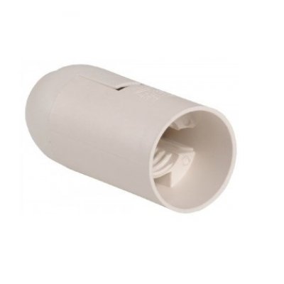 Патрон подвесной General E14 термостойкий пластик, белый, 4А