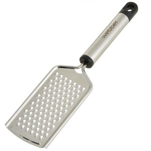 Терка WEBBER BE-069 универсальная 24*5,7см, одинарная с ручкой (нерж.сталь)